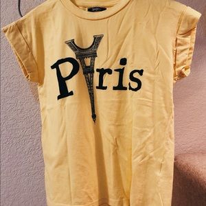 SOLD T-shirt with Paris logo